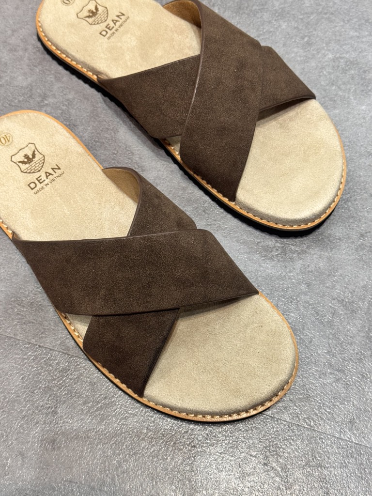 Dép Quai Chéo Nâu Tây - Foxy Dean