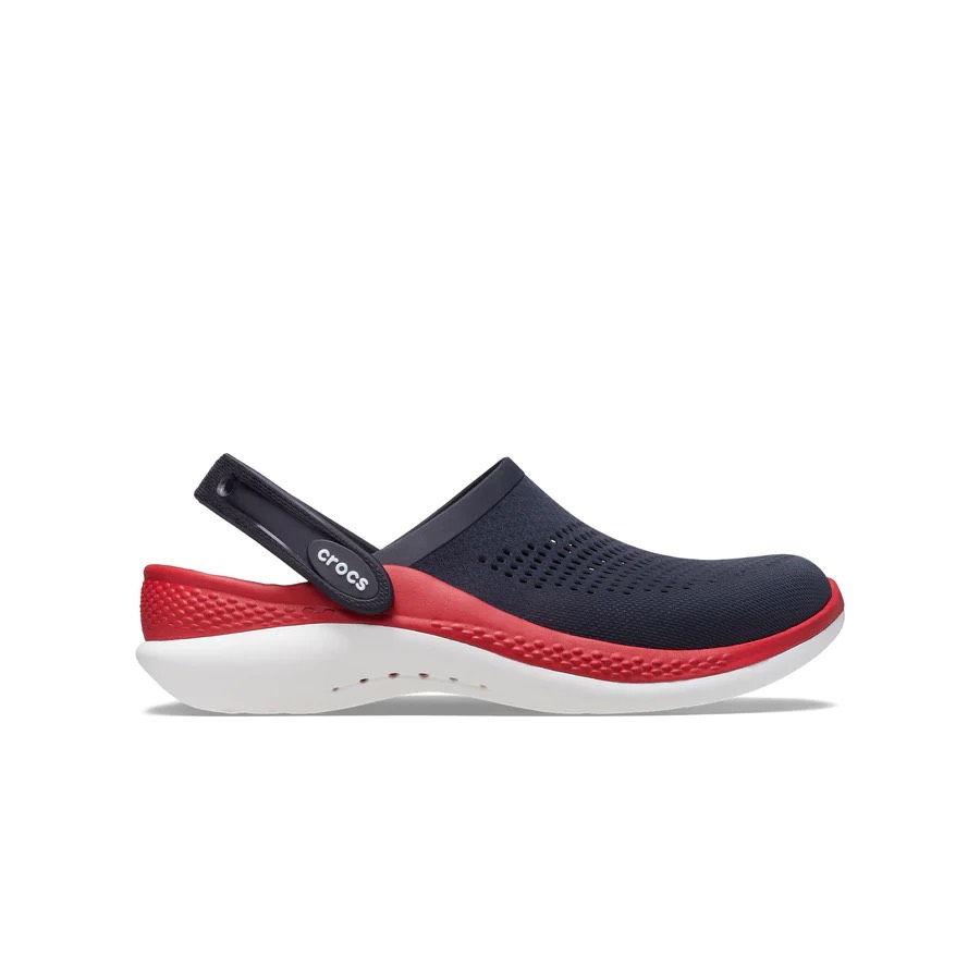 Clog LR - Navy/ Pepper Xanh Đen Đỏ bóp eo