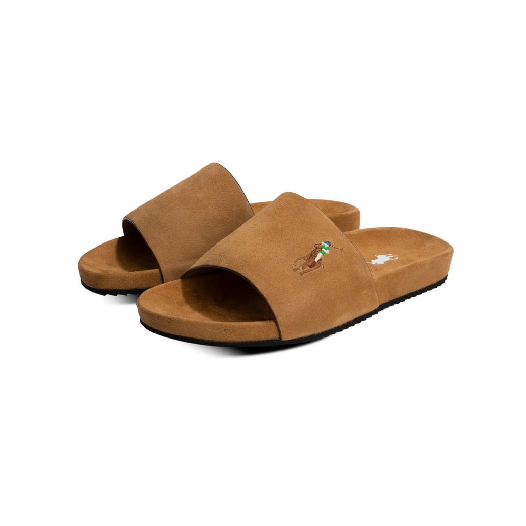 The Iconic Pony Suede Slides