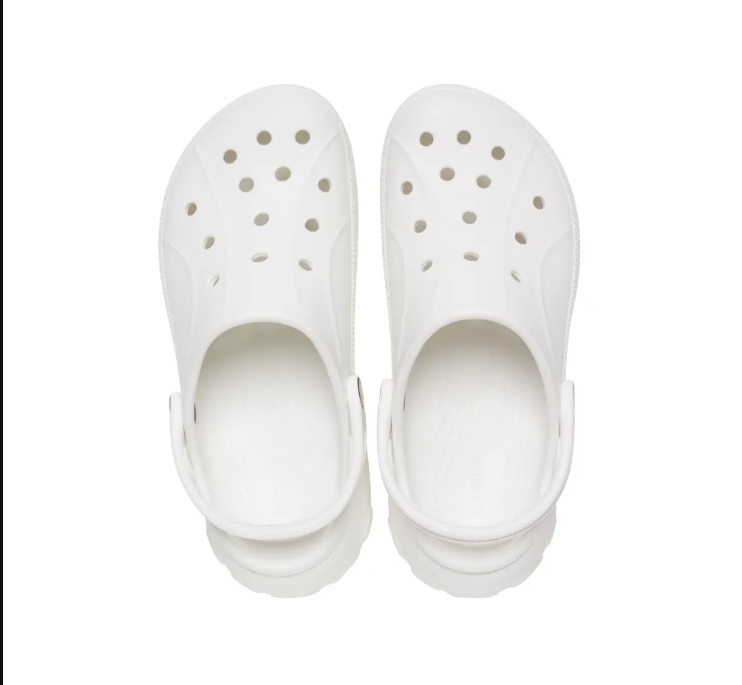 Clog Crocs Uniex - BELLA - WHITE -TRẮNG