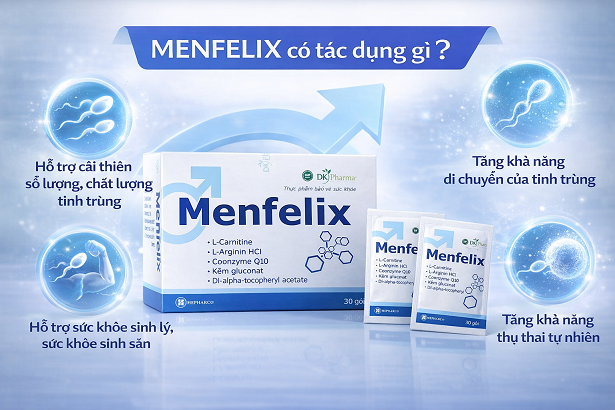 Menfelix giá bao nhiêu? Mua ở đâu chính hãng, review chi tiết