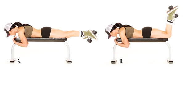 Bài tập Dumbbell Hamstring Curls