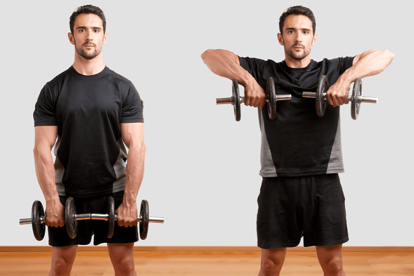 Bài tập Dumbbell Upright Row