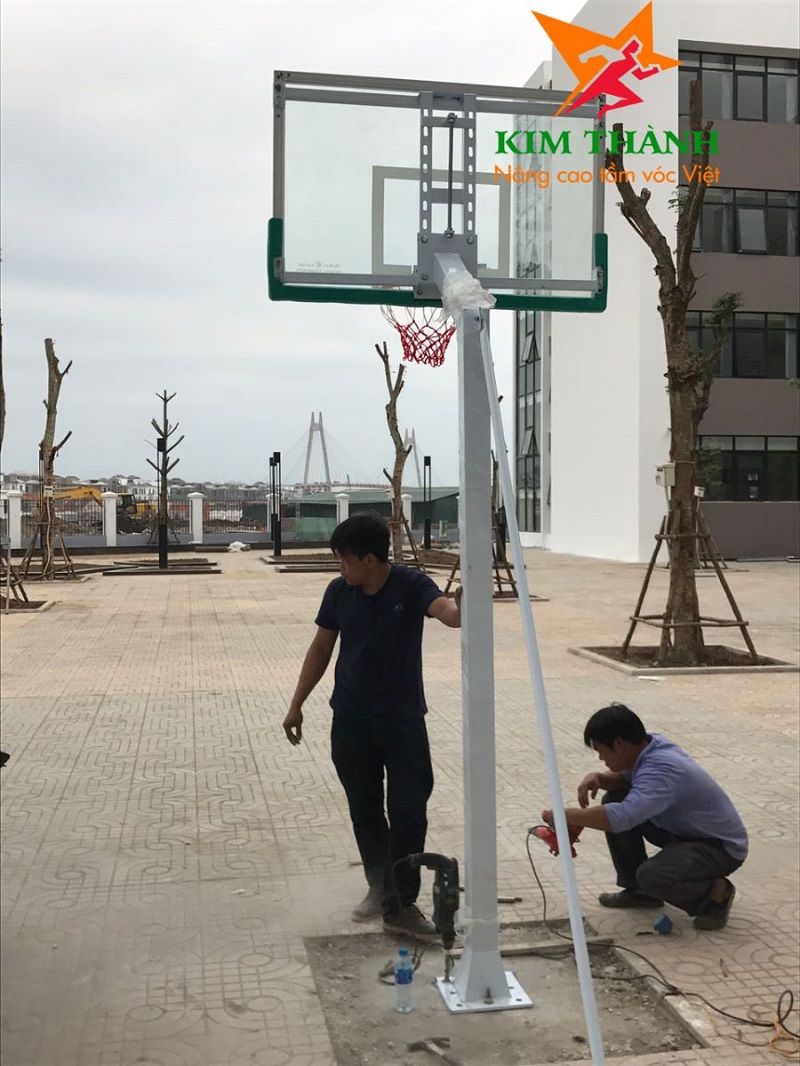 Mẫu trụ bóng rổ cố định Kim Thành KT-506
