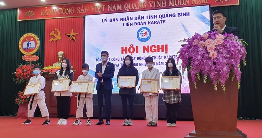 Karate Quảng Bình triển khai phương hướng nhiệm vụ mới trong năm 2022