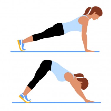 Bài tập cơ bụng Slider Plank to Pike