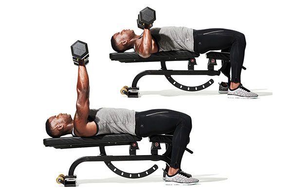 Bài tập Dumbbell Bench Press 