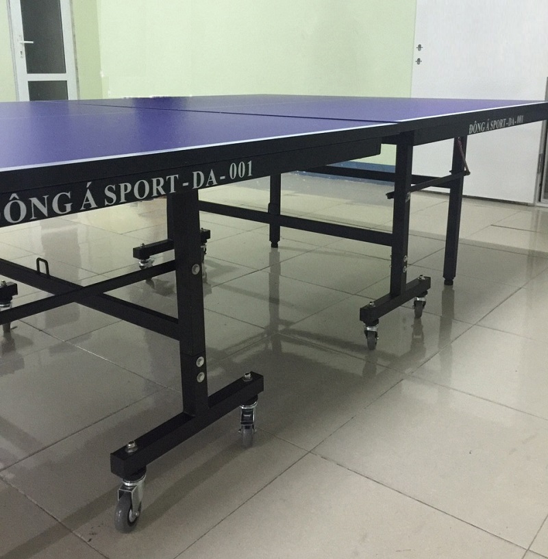 Thiết kế chân bàn bóng bàn thi đấu gỗ MDF 25 ly DA-001 màu đen chuyên nghiệp