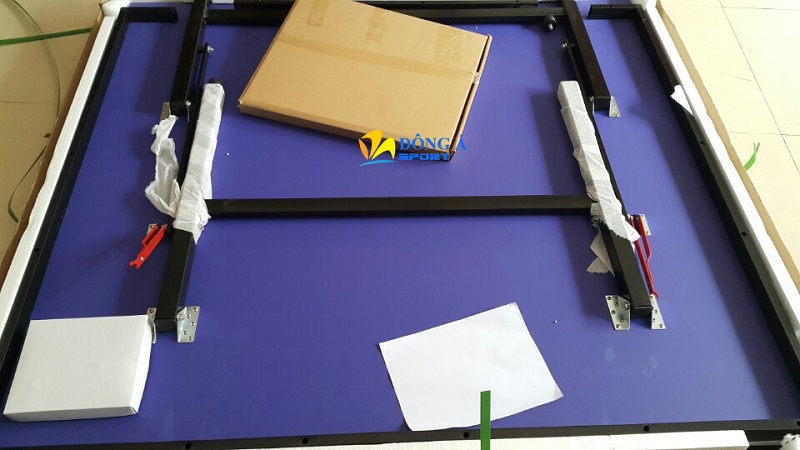 Quy cách đóng gói bàn bóng bàn thi đấu nhập khẩu DA-003