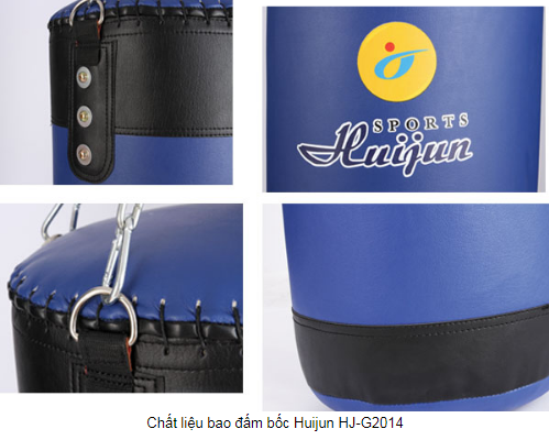 Hình ảnh về chất liệu làm nên bao cát đấm bốc Huijun HJ-G2014