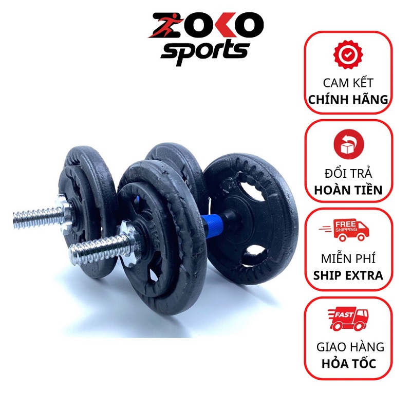 Hình ảnh của bộ tạ tay tháo lắp điều chỉnh