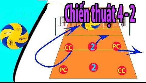 Sắp xếp với đội hình bóng chuyền 4-2