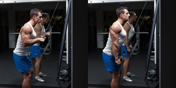 Bài tập đứng kéo cáp - Cable Hammer curls