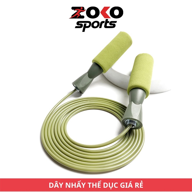 Dây nhảy thể lực không có số đếm màu xanh