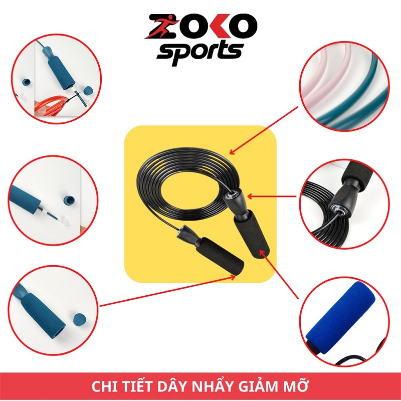 Chi tiết của dây nhảy thể lực không có số đếm