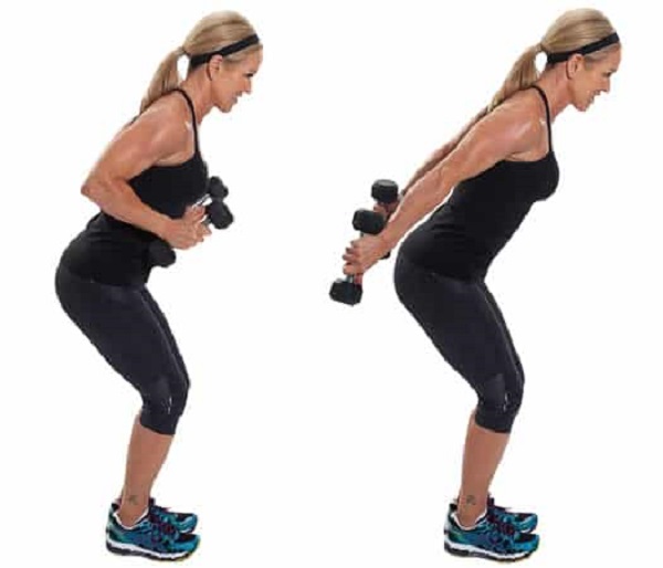 Bài tập Tricep Dumbbell Kickback