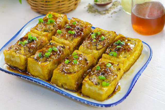 Thực phẩm đậu nhồi thịt