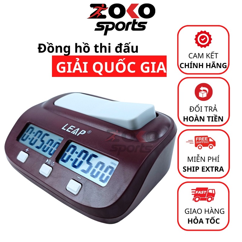 Đồng hồ thi đấu cờ vua, cờ tướng leap pq9907s