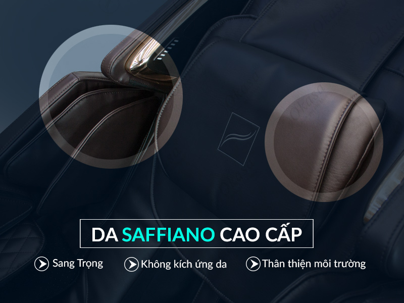 Sử dụng da Saffiano cao cấp và vô cùng bền bỉ