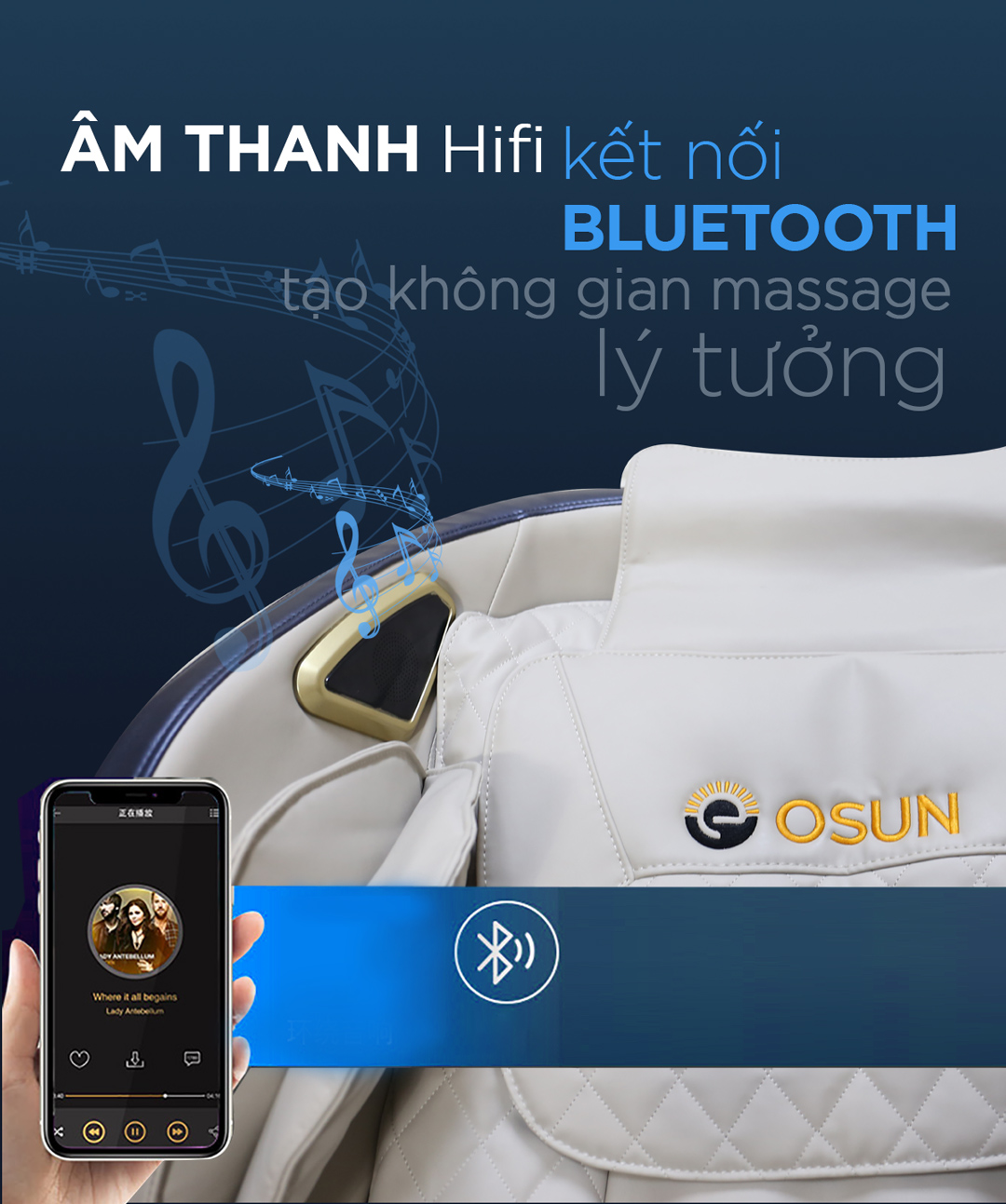 Kết nối bluetooth dễ dàng và tiện ích