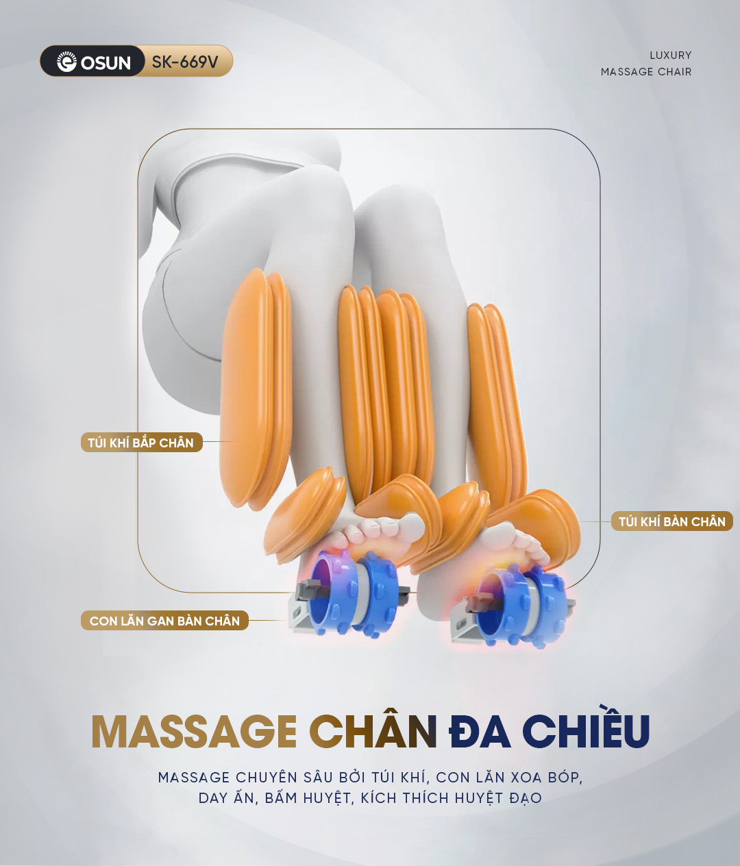 Massage chân chuyên sâu tiện ích