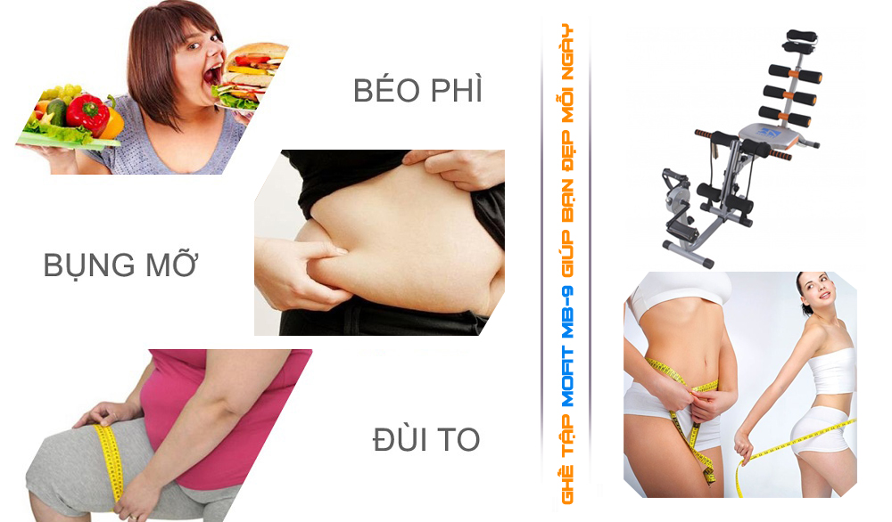 Luyện tập với ghế tập đa năng MB 9 vô cùng hiệu quả giảm mỡ bụng