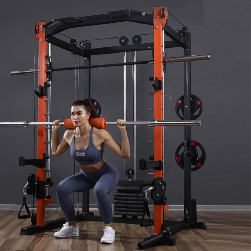Bài tập cơ vai lưng hiệu quả cùng giàn tạ đa năng cao cấp K1