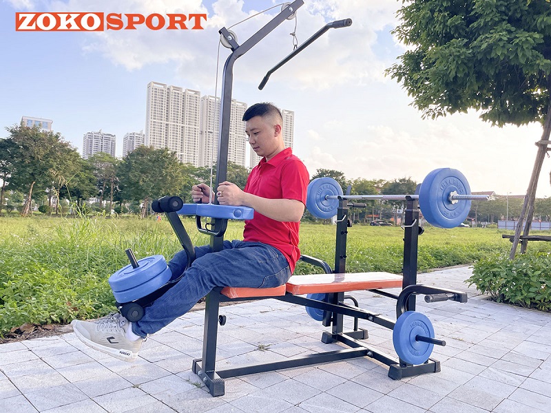 Bài tập cơ chân tay với giàn tạ