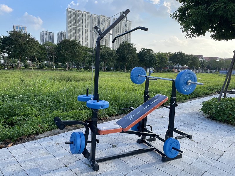 Bộ tập thể hình KT 20 với tạ nhựa