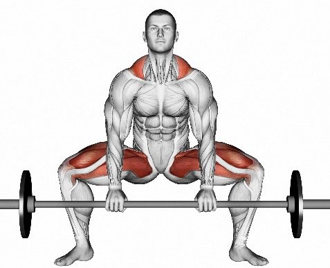 Bài tập cơ đùi Sumo Deadlift