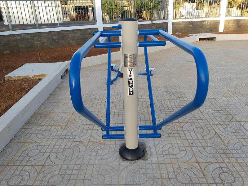 Hình ảnh lắp đặt xà kép ngoài trời chính hãng
