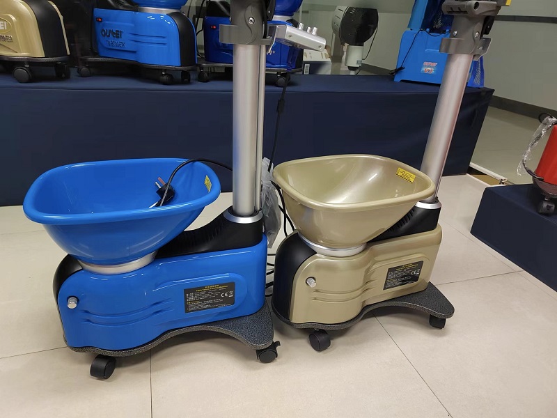 Hình ảnh thực tế máy bắn bóng bàn OUKEI TW2700-E6