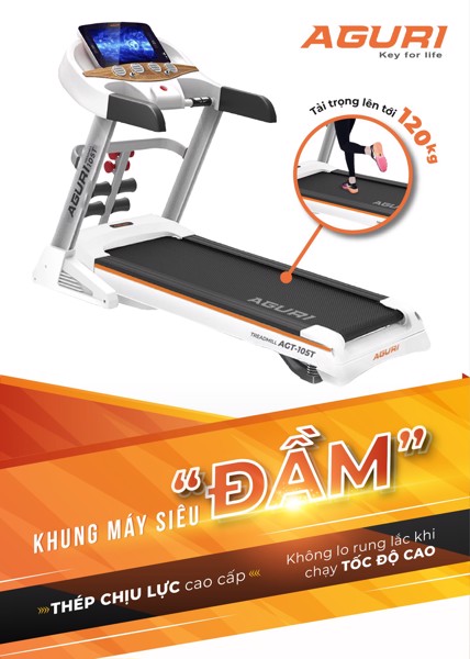 MÁY CHẠY BỘ ĐIỆN AGURI AGT-105T