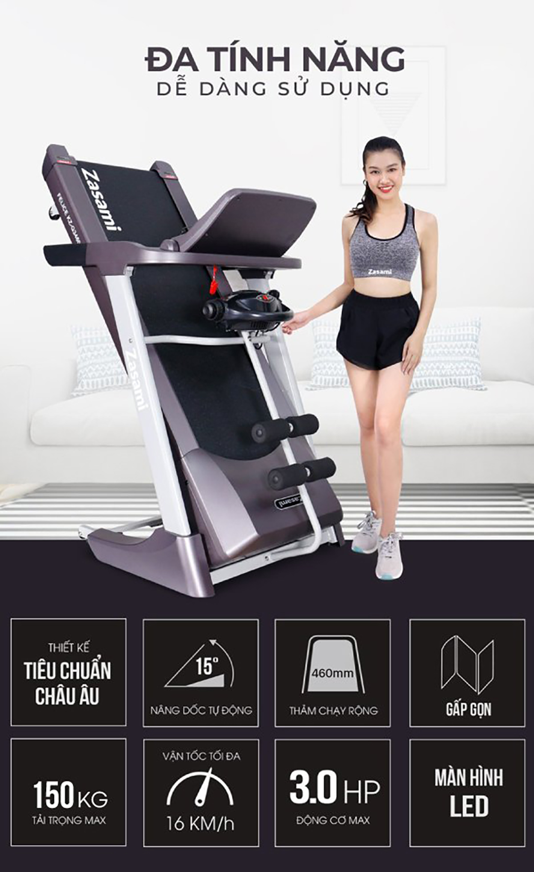 Zasami Felice KZ-G3460 đa tính năng dễ dàng sử dụng