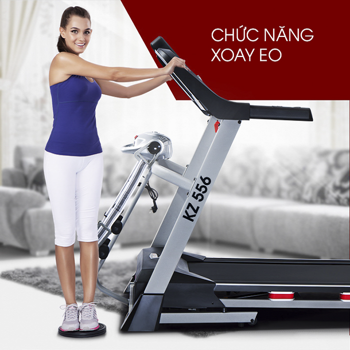 Máy chạy bộ đa năng Zasami KZ-556 tích hợp chức năng xoay eo