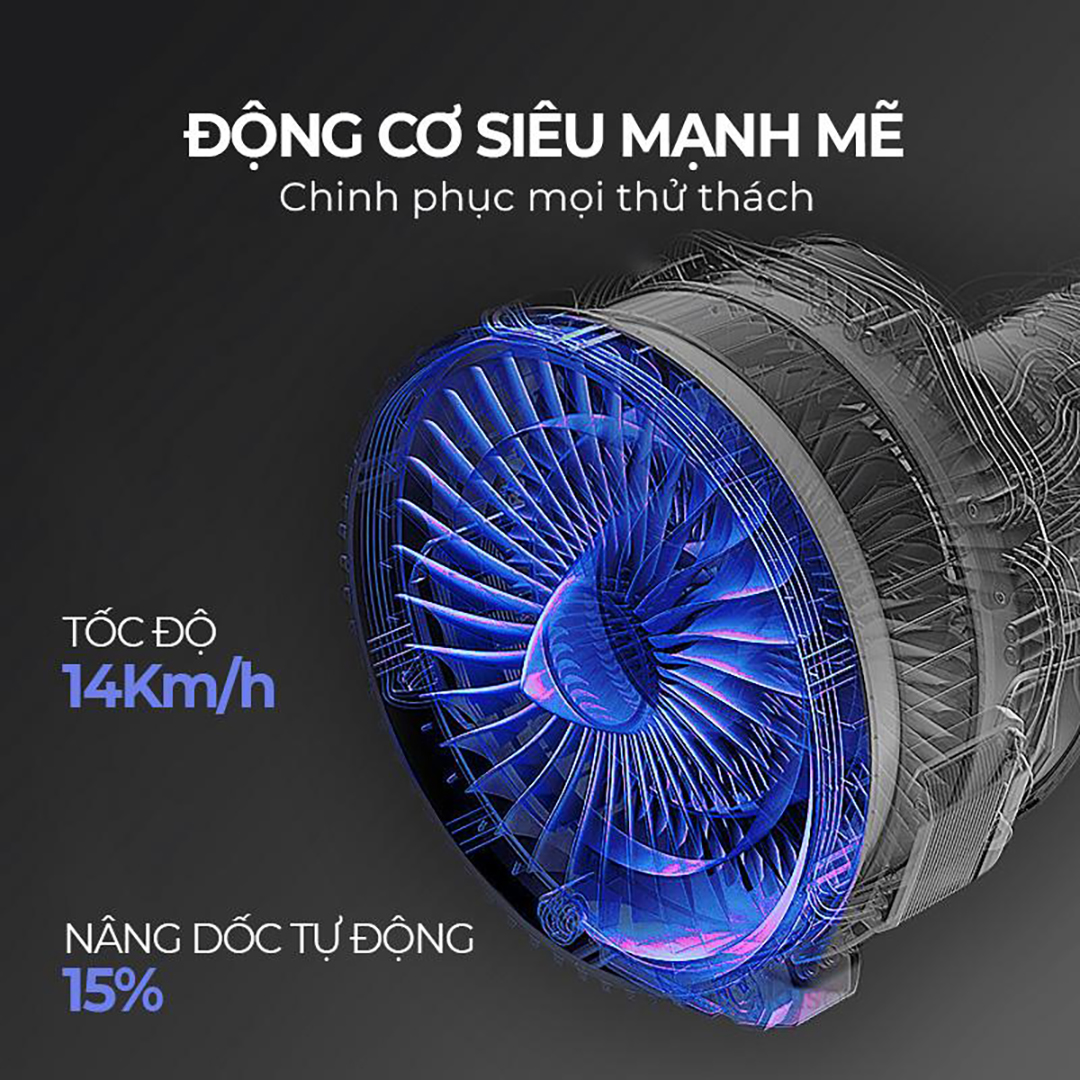 Máy chạy bộ đa năng Zasami KZ-C201 có động cơ siêu mạnh mẽ