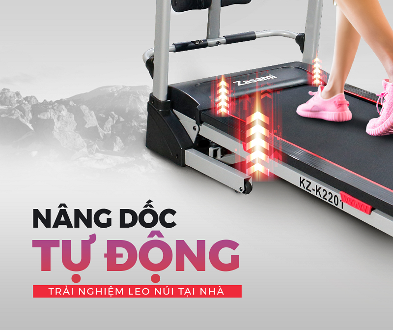 Zasami KZ-K2201 cho khả năng nâng dốc tự động chuyên nghiệp