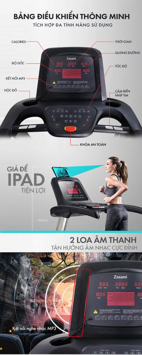 MÁY CHẠY BỘ ĐIỆN ZASAMI KZ559  6