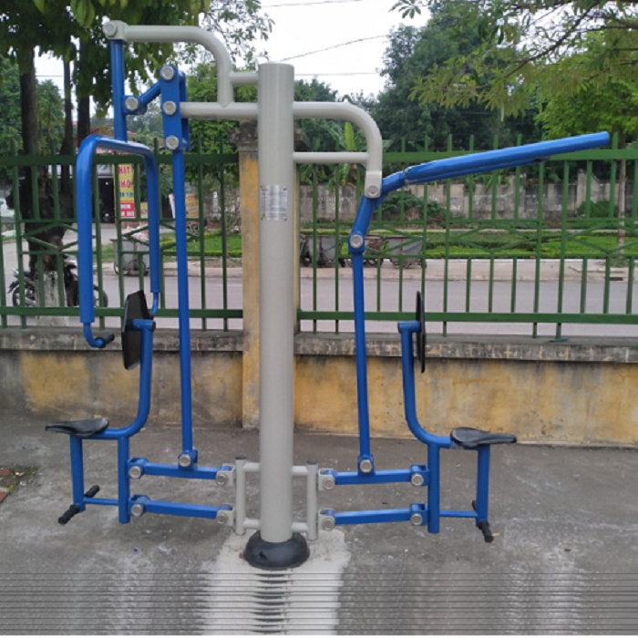 Thiết bị đẩy tay và kéo tay là một trong những dụng cụ thể thao ngoài trời rất phổ biến tại các khu công viên, trường học, khu dân cư sinh sống hiện nay.