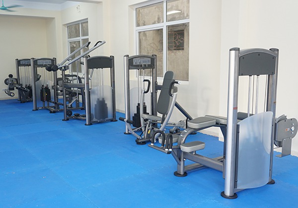 Máy tập Gym tại Đoàn nghi lễ Quân đội