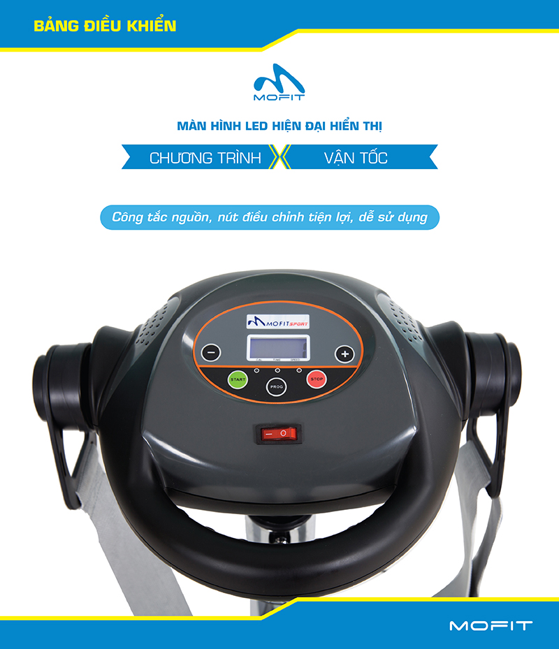 Máy rung massage MOFIT MSG 6000A hiển thị bảng điều khiển thông minh