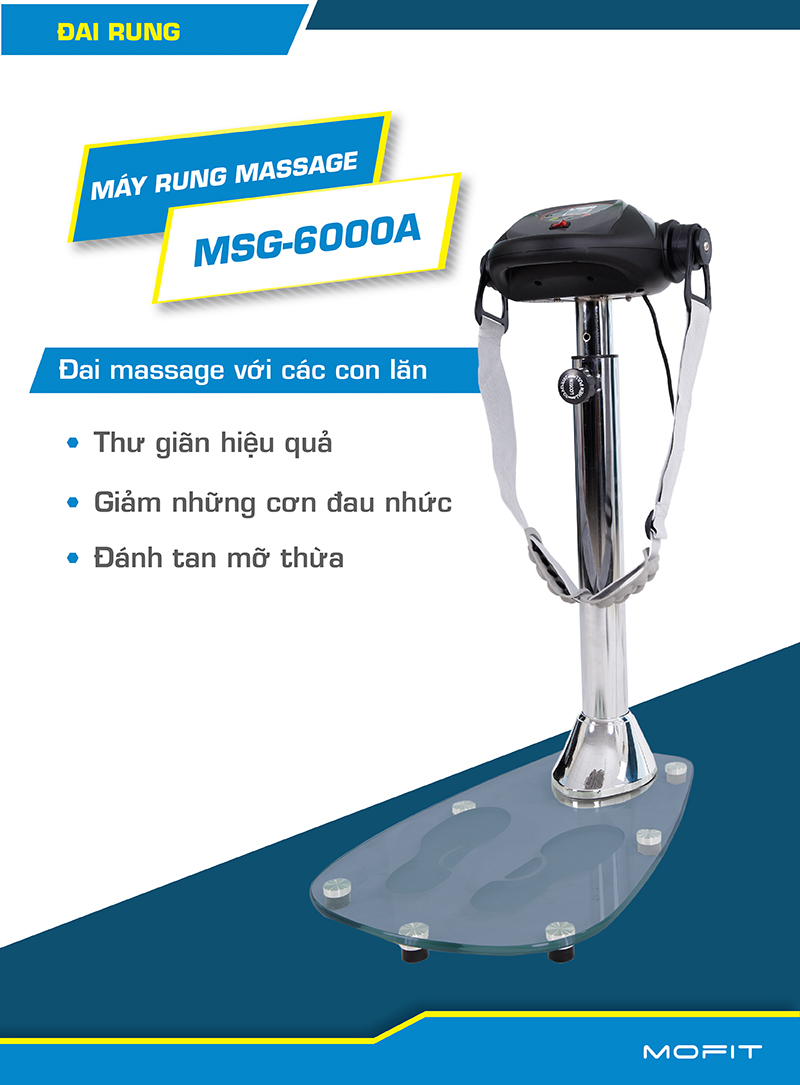 Đai rung của máy rung massage MOFIT MSG 6000A