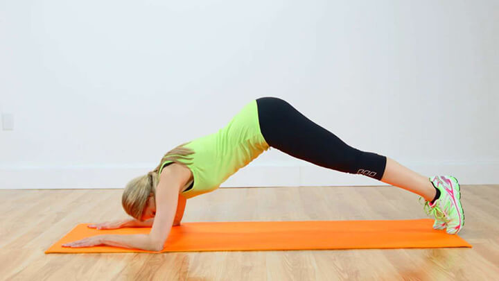 Bài tập eo thon Dolphin Plank