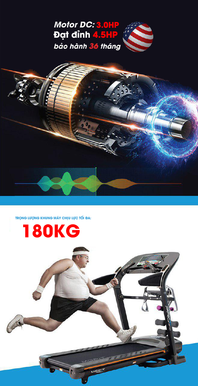 MÁY CHẠY BỘ ĐIỆN CAO CẤP MOFIT PRO910