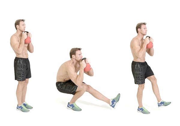 Bài tập Kettlebell Pistol Squat