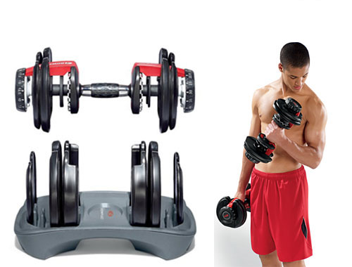 Tập luyện cùng tạ tay điều chỉnh Bowflex 1090