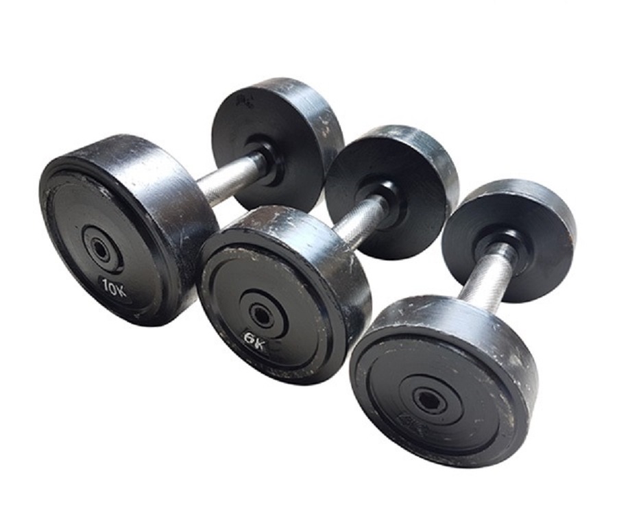 Hình ảnh tạ tay gang đúc nguyên khối chính hãng