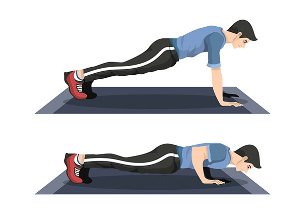 Bài tập hít đất tốt cho sức khỏe