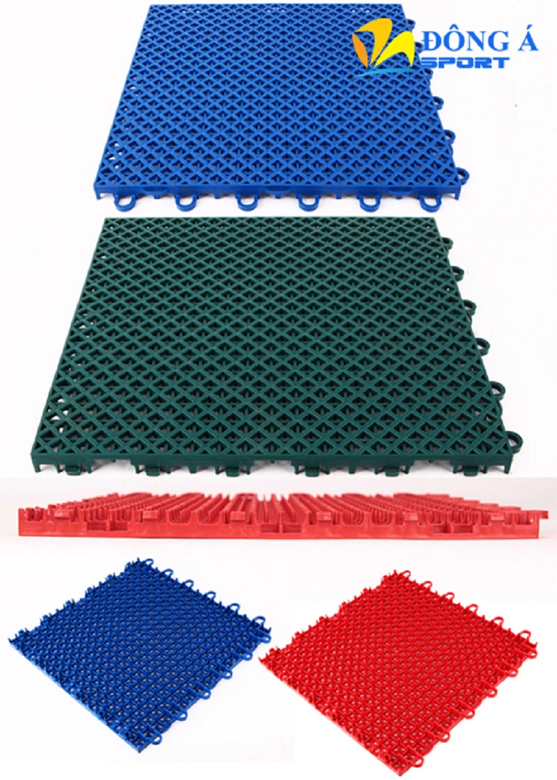 Màu sắc đa dạng của thảm sân cầu lông Enlio ngoài trời