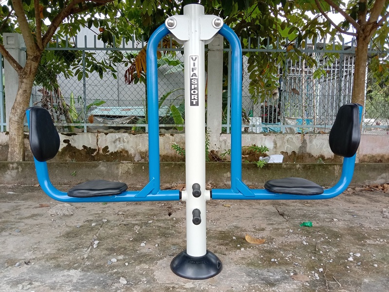 Hình ảnh lắp đặt thiết bị tập đạp chân